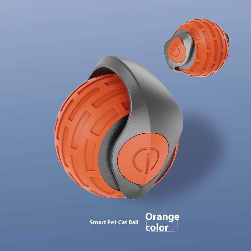Interactive Electric Cat Toy Ball – USB Rechargeable Smart Rolling Teaser