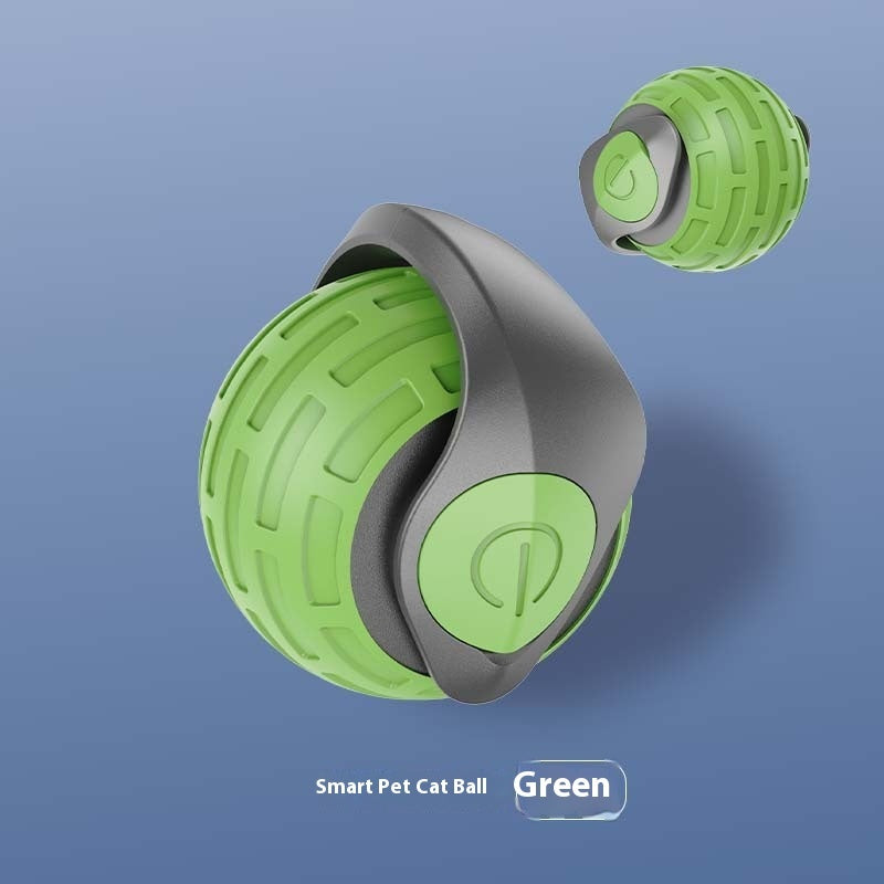 Interactive Electric Cat Toy Ball – USB Rechargeable Smart Rolling Teaser
